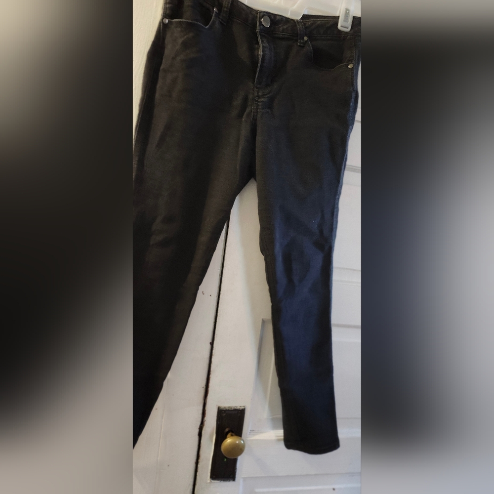 1822 Denim Black Jeans size 12